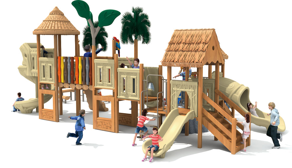 Parco giochi in legno Bamboo Garden Landscape Park Serie HD-MZY002-21388