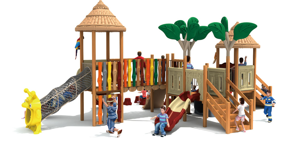 Parco giochi in legno Bamboo Garden Landscape Park Serie HD-MZY008-21390